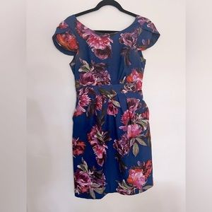 Moulinette Soeurs navy floral dress